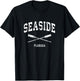 Seaside Florida Vintage Nautical Crossed Oars T-Shirt - T-Shirt | Black