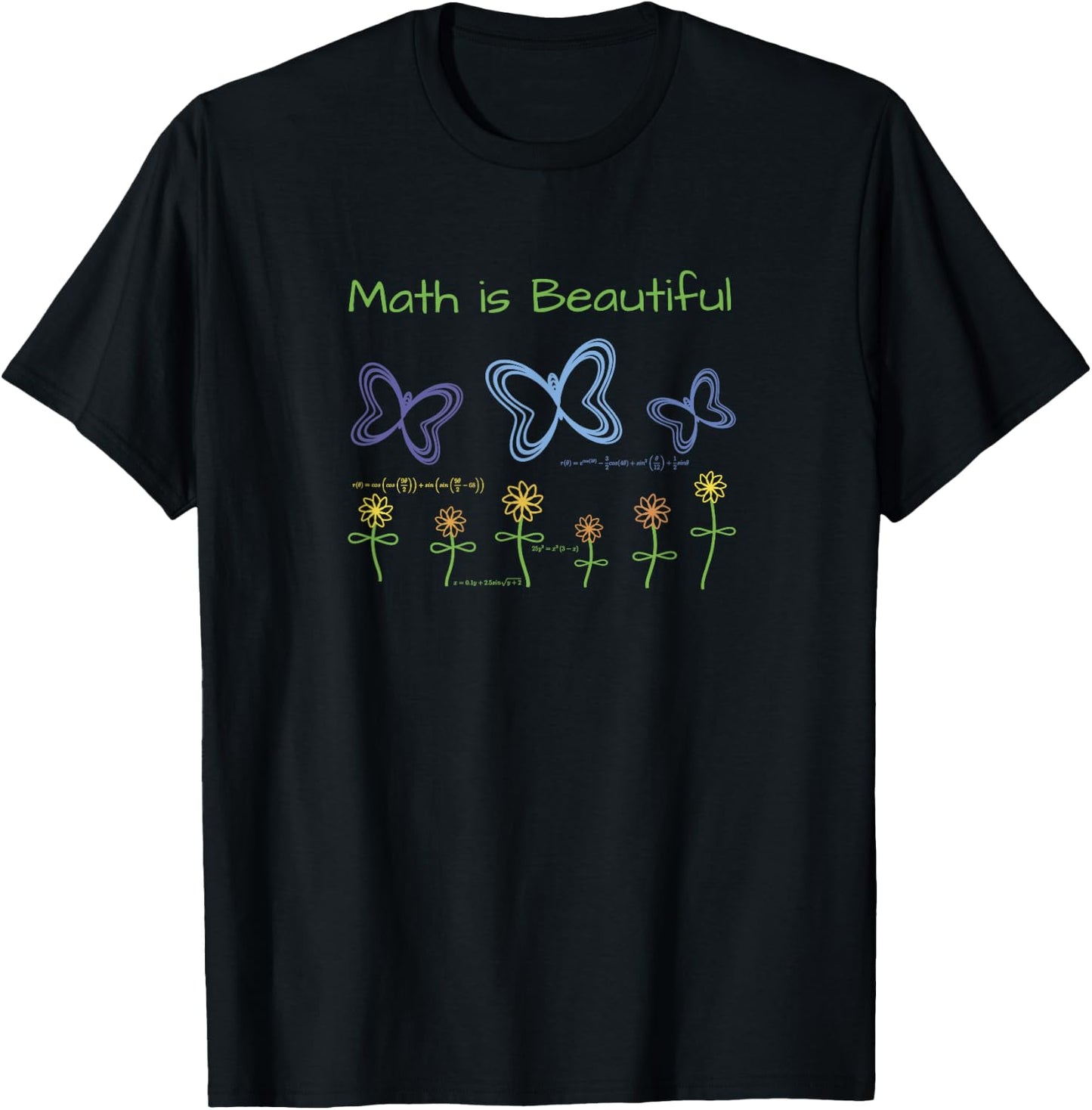 Math is Beautiful T-Shirt - T-Shirt | Black