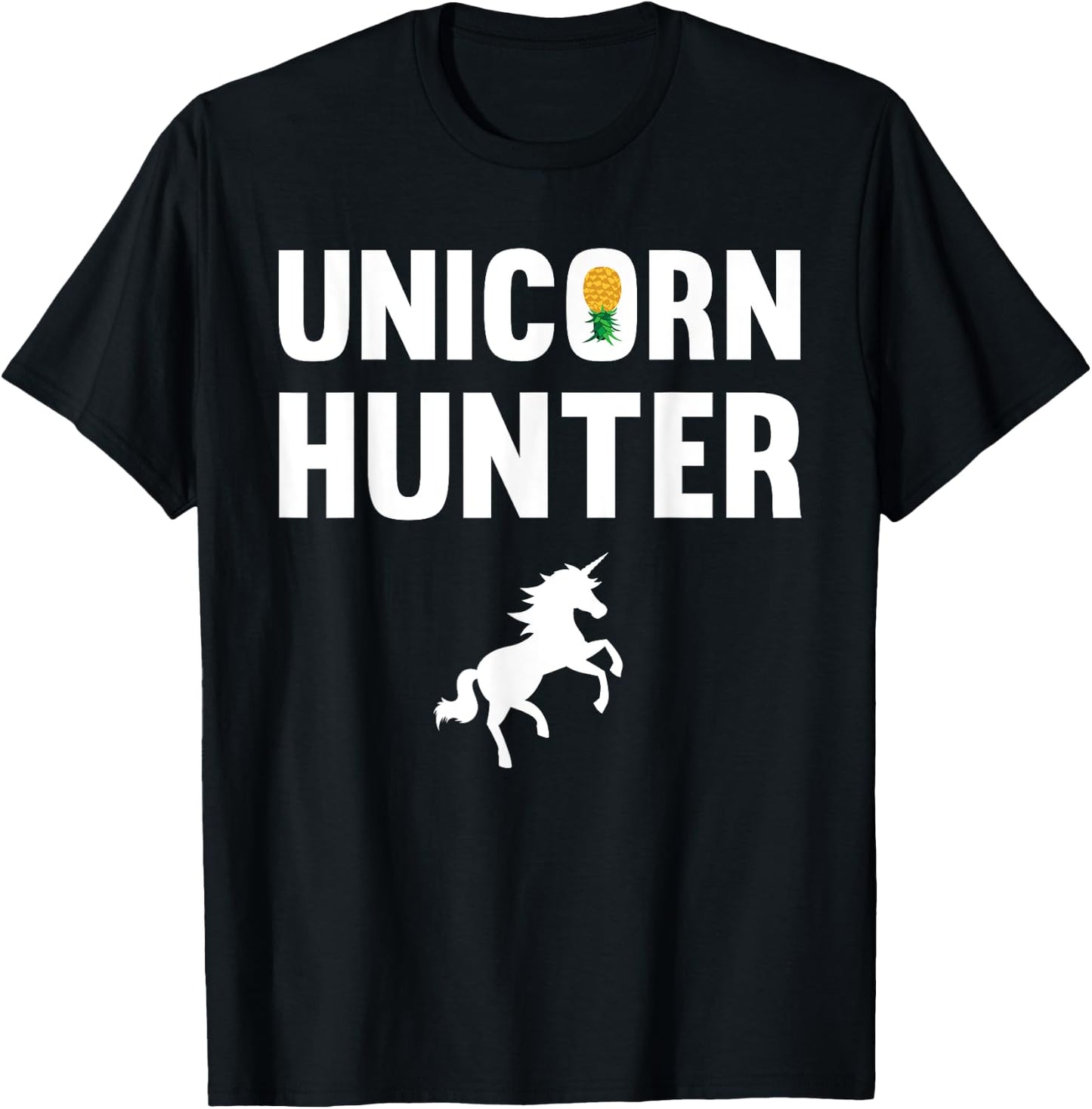 Unicorn Hunter Funny Swingers Polyamory Couple Swinging T-Shirt - T-Shirt | Black
