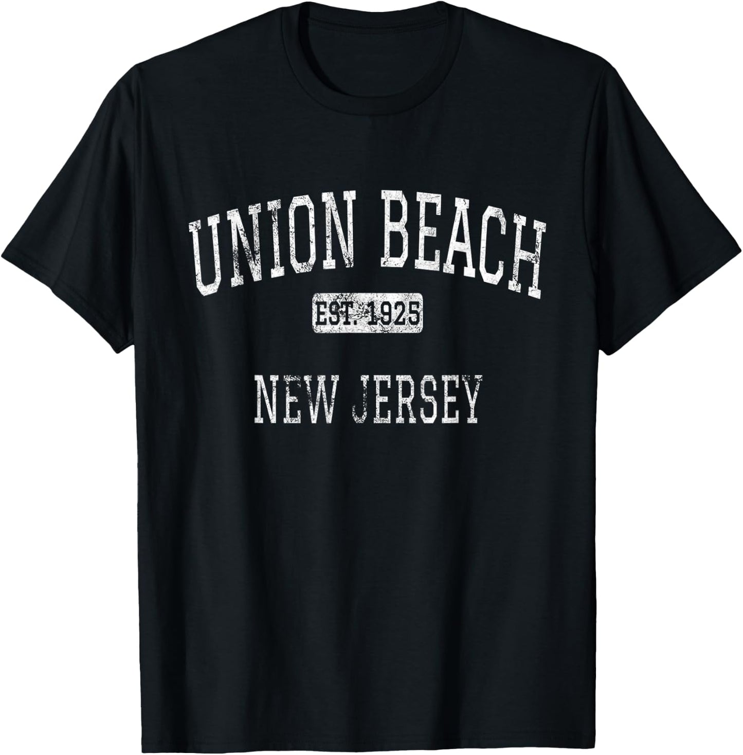 Union Beach New Jersey NJ Vintage Men Women Kids T-Shirt - T-Shirt | Black