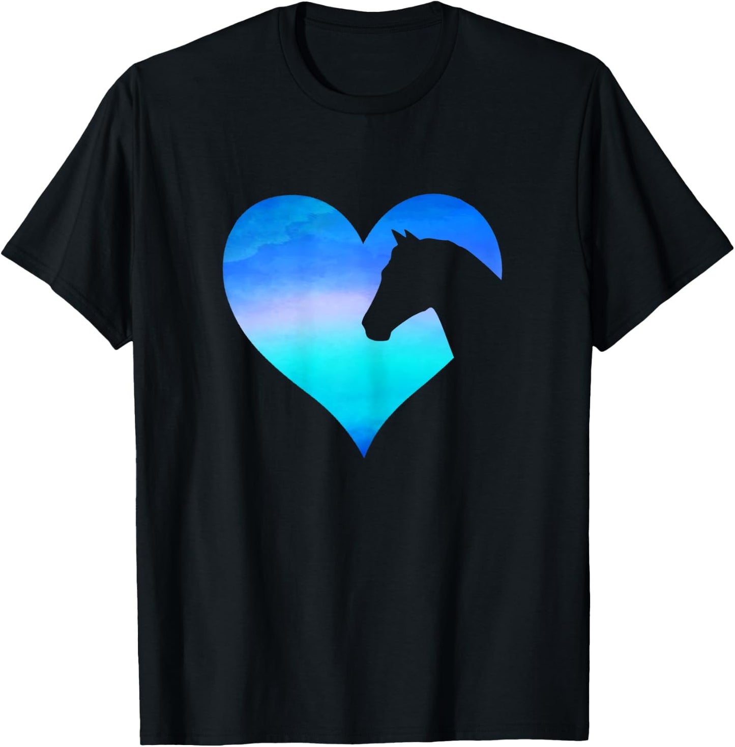Girls Horse Lover For Boys Youth Women Who Loves Horses T-Shirt - T-Shirt | Black