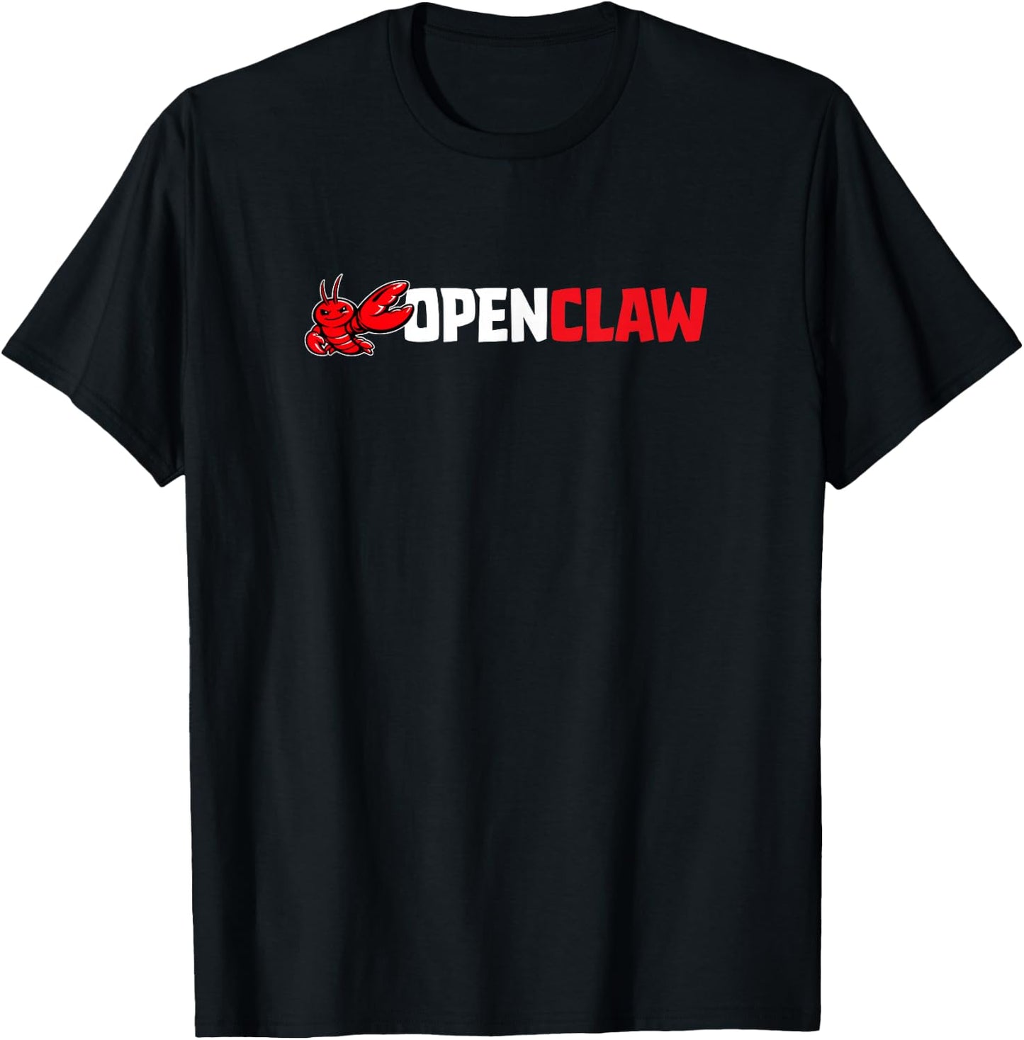 OpenClaw - Autonomous AI Agent and Personal Assistant T-Shirt - T-Shirt | Black