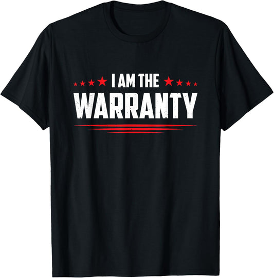 Car Mechanic Repair Vehicles Handyman I Am The Warranty , Small, Black T-Shirt - T-Shirt | Black