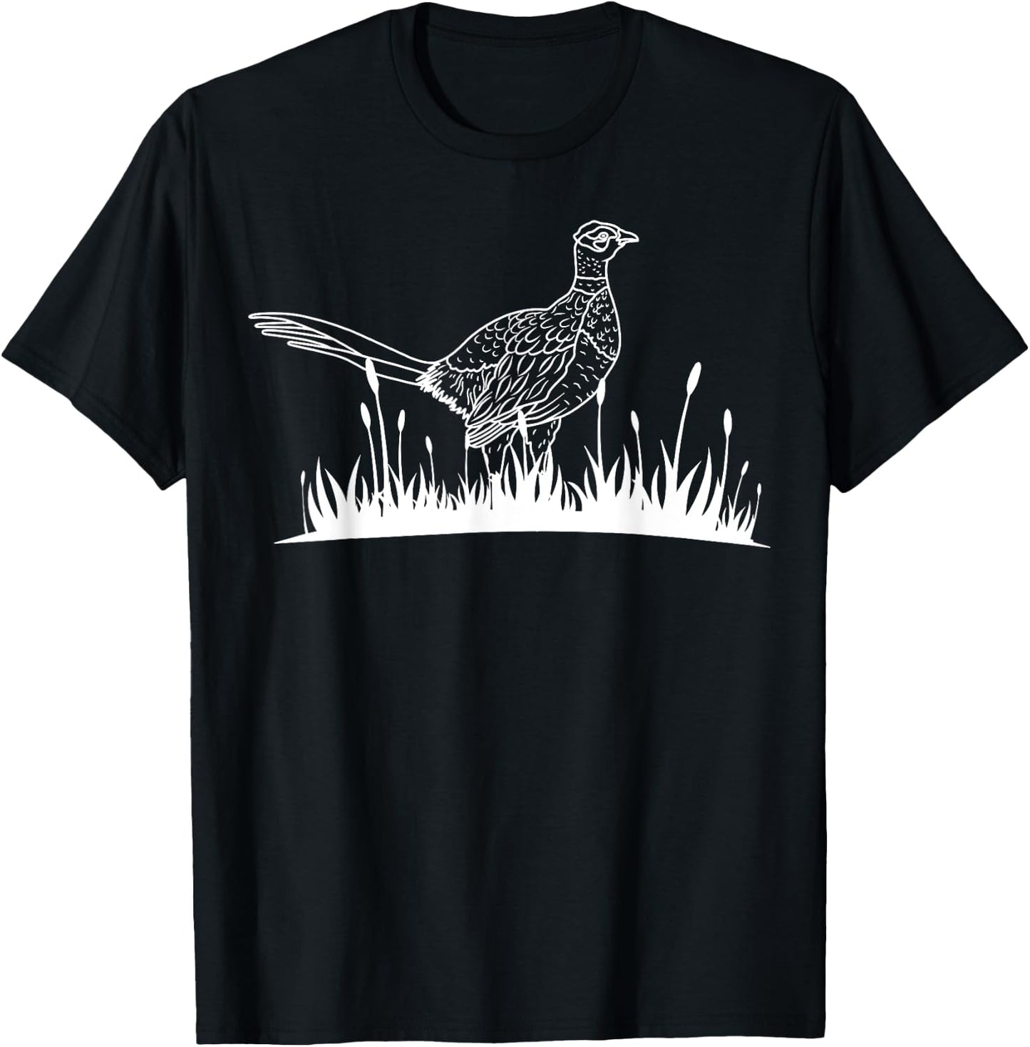 Pheasant Hunter Bird Dakota Hunting Upland T-Shirt - T-Shirt | Black