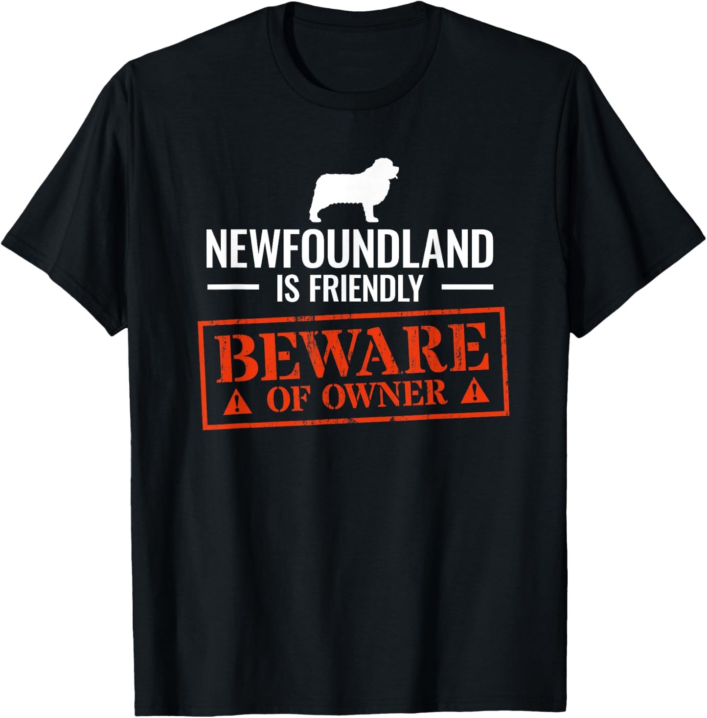 Funny Newfoundland Dog Owner Dog Lover Gift Women T-Shirt - T-Shirt | Black