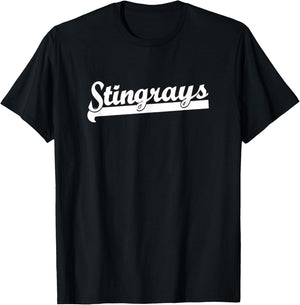 STINGRAYS Swimming Basketball Soccer T-Ball Football Team T-Shirt - T-Shirt | Black