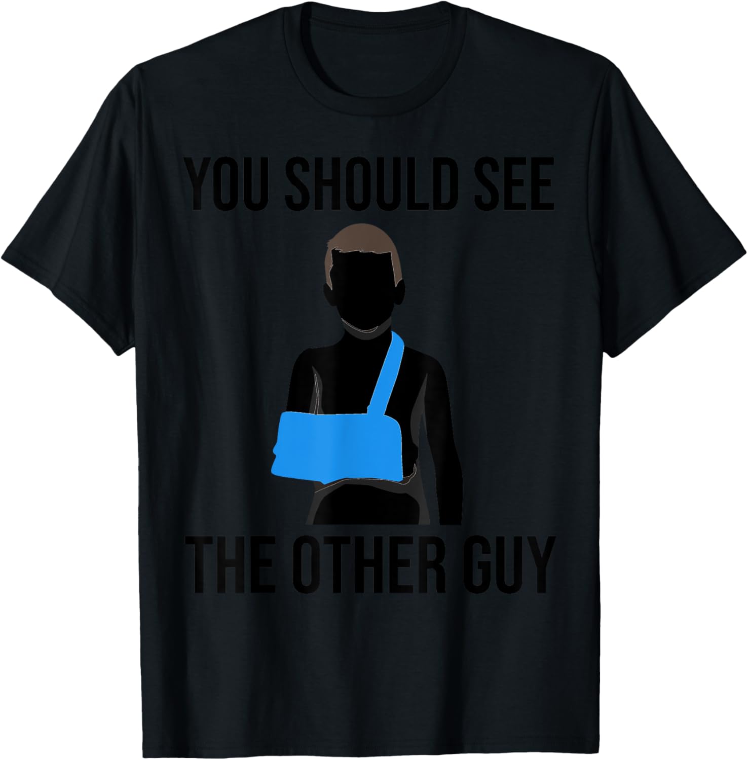 Cool You Should See The Other Guy Funny Broken Arm Gift Kids T-Shirt - T-Shirt | Black