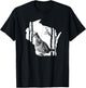 Hunting Partridge Grouse- Wisconsin map Bird Hunter T-Shirt - T-Shirt | Black