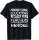 Paraprofessional Educators Funny para Gift T-Shirt - T-Shirt | Black