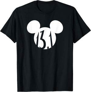 Disney Mickey Mouse Half Marathon 13.1 Fitness Runner T-Shirt - T-Shirt | Black