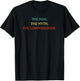Irreverent The Man. The Myth. The Commissioner. Funny Fantasy Football T-Shirt - T-Shirt | Black