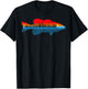 Vintage Nature Outdoor Fishing - Fisher Smallmouth Bass T-Shirt - T-Shirt | Black