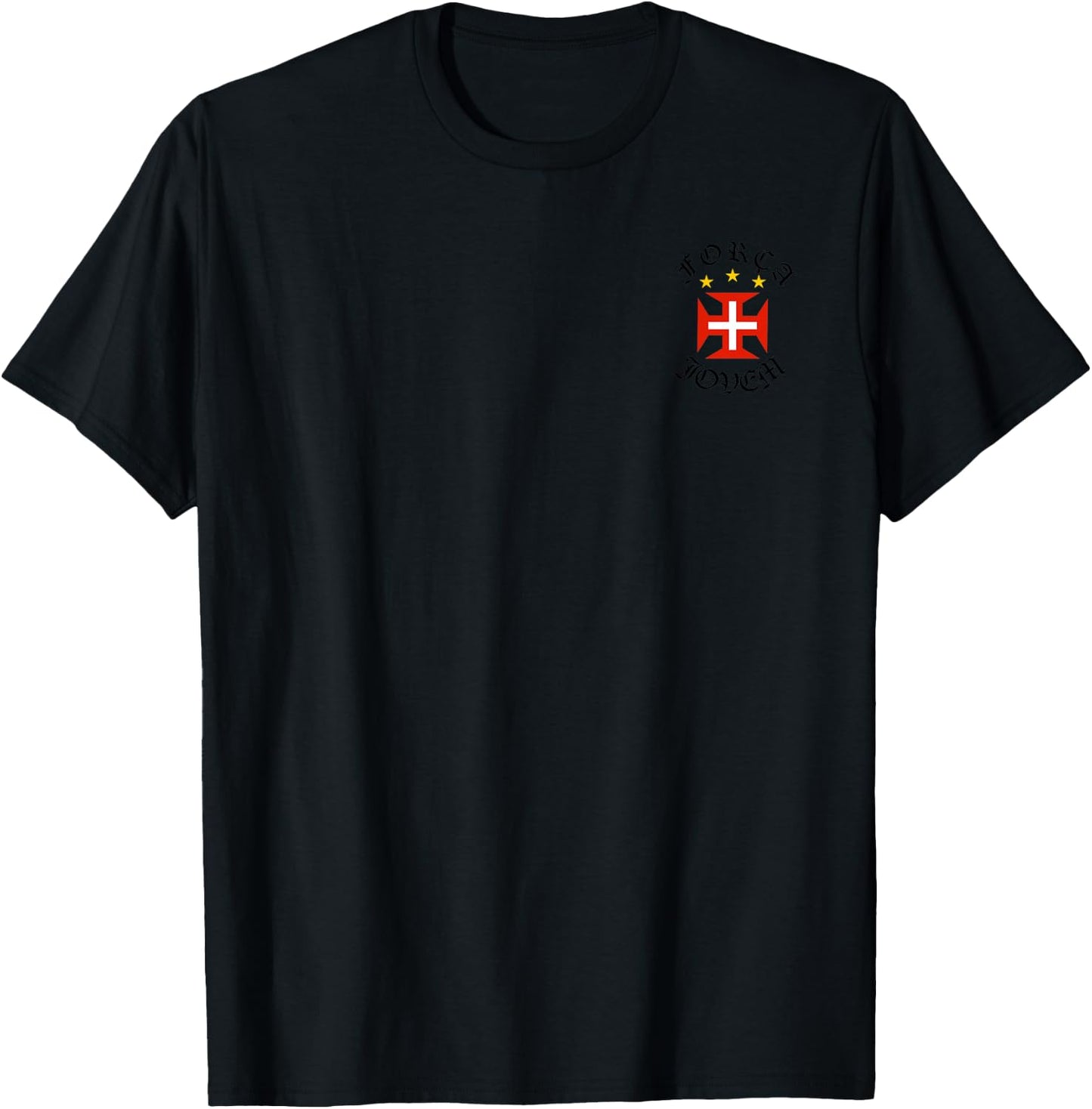 Camisa do Vasco Camisa de torcida Vasco Blusa Vasco da gama T-Shirt - T-Shirt | Black