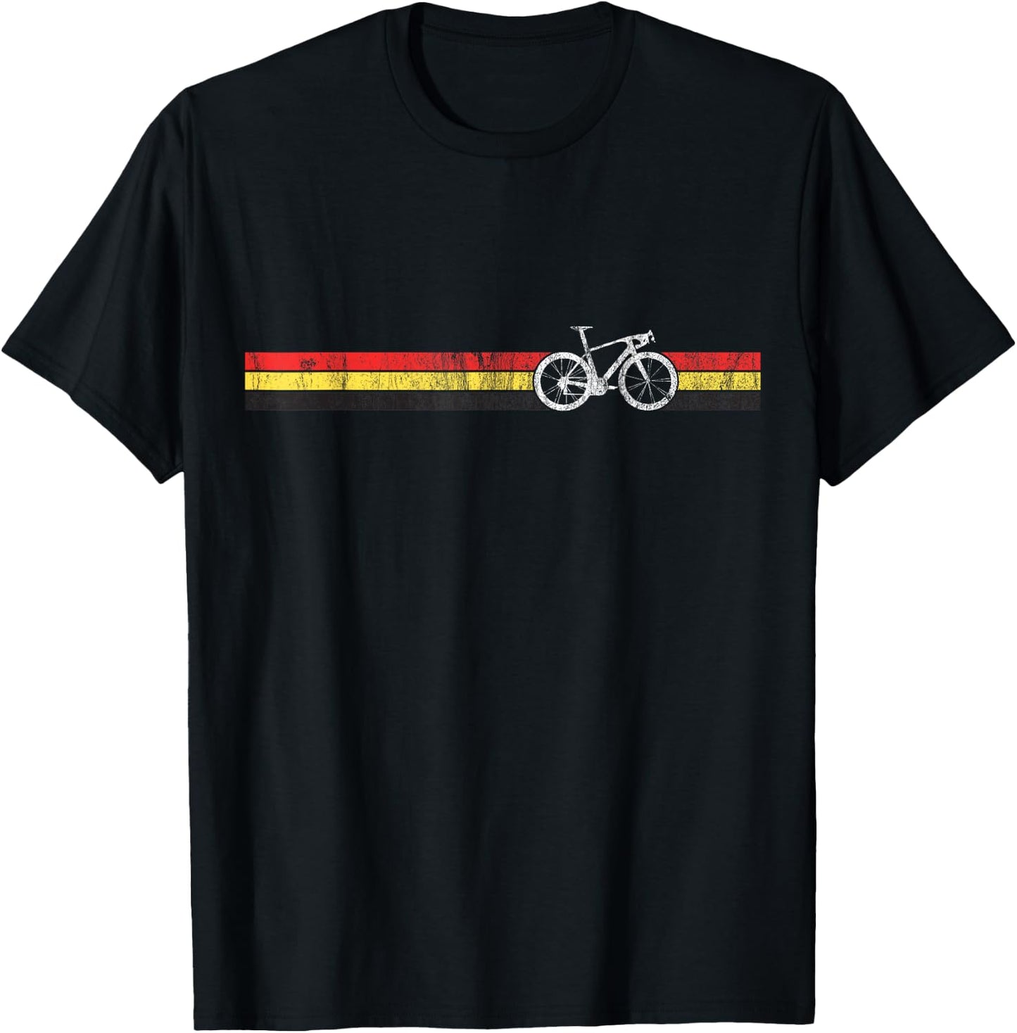 Cyclist Flag Belgium Design Belgian Bike Racing Cycling T-Shirt - T-Shirt | Black