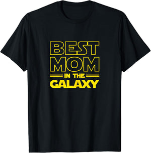 Mom Gifts "Best Mom in the Galaxy" Women Shirts T-Shirt - T-Shirt | Black