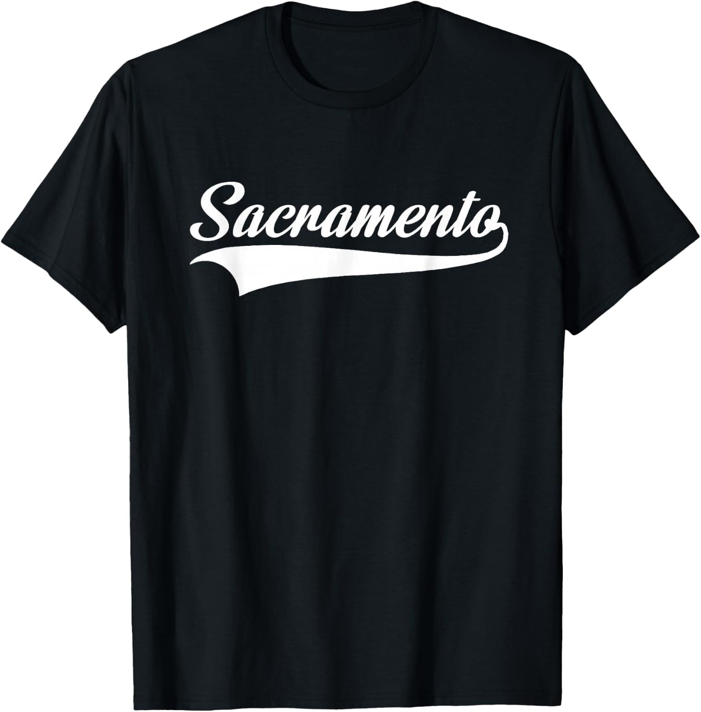 Sacramento - California - Throwback Design - Classic T-Shirt - T-Shirt | Black