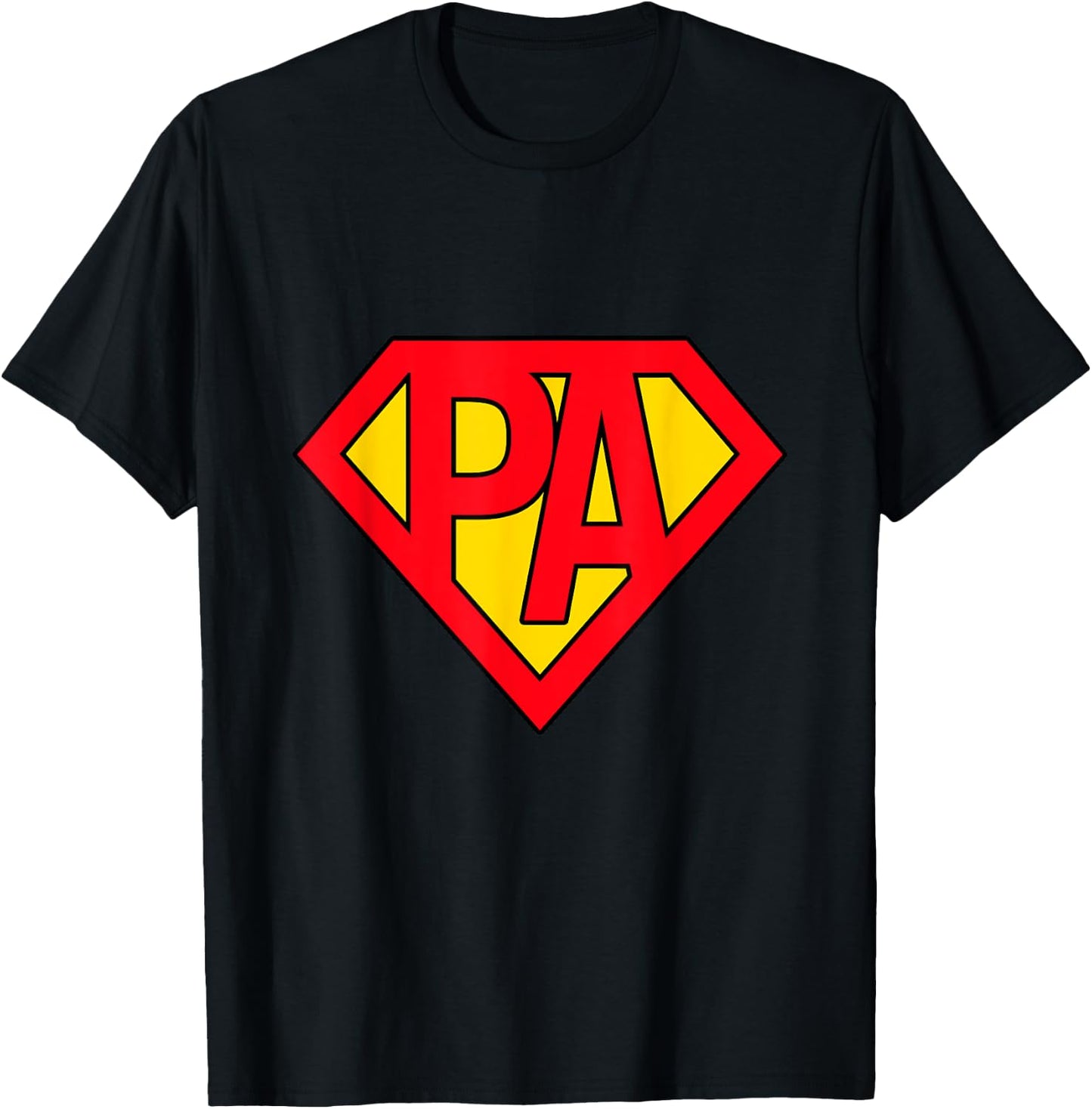 Physician Assistant Super-Hero PA Costume Halloween Gifts T-Shirt - T-Shirt | Black