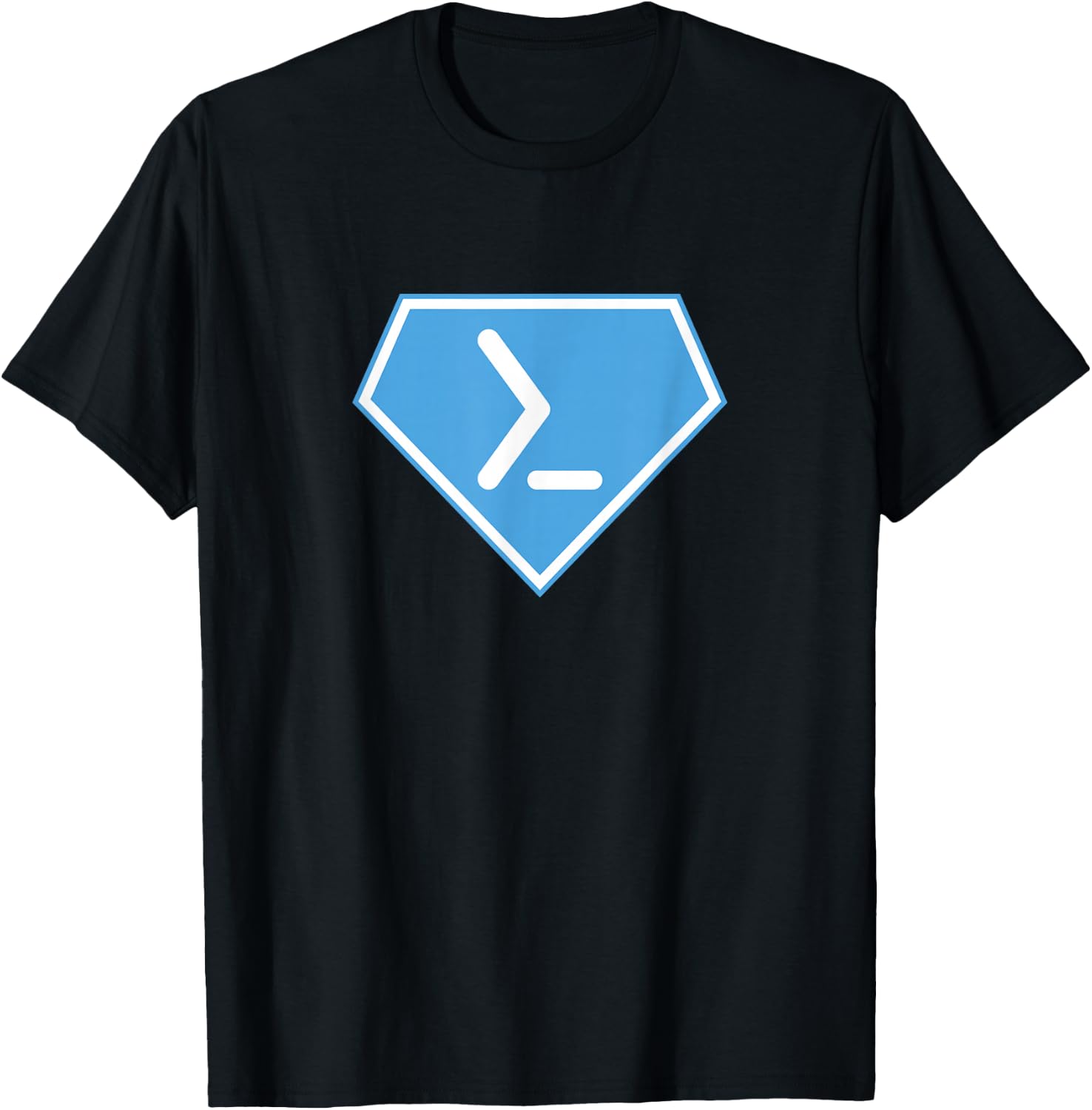 Powershell Super Power Diamond - Men Women T-Shirt - T-Shirt | Black