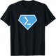 Powershell Super Power Diamond - Men Women T-Shirt - T-Shirt | Black