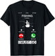 Fishing Is Calling And I Must Go Funny Phone Screen T-Shirt - T-Shirt | Black