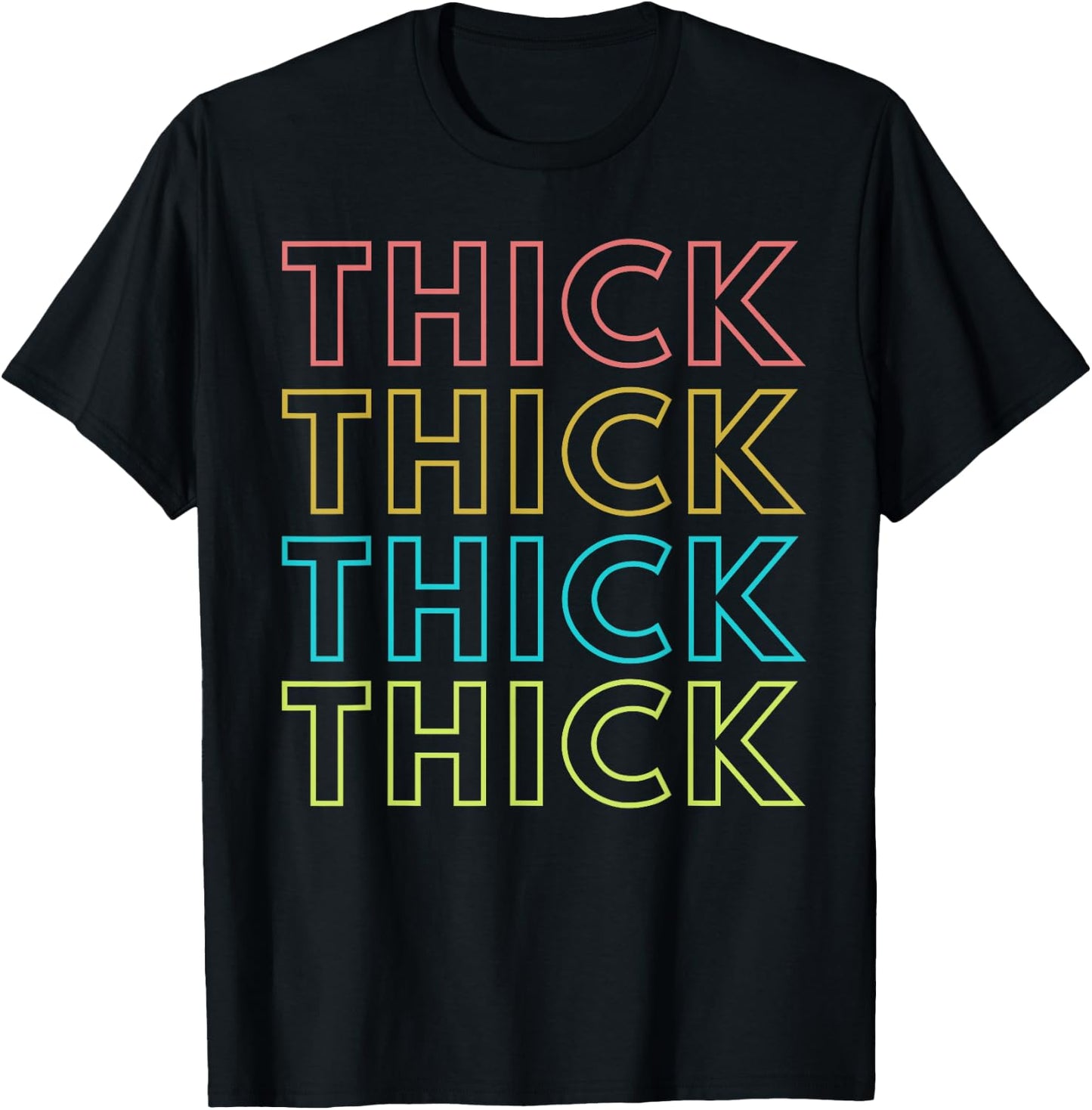 Thick Plus size women Funny Motivational Fitness Workout T-Shirt - T-Shirt | Black