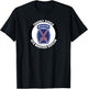 Proudly Served 10th Mountain Division Military Army Veteran T-Shirt - T-Shirt | Black