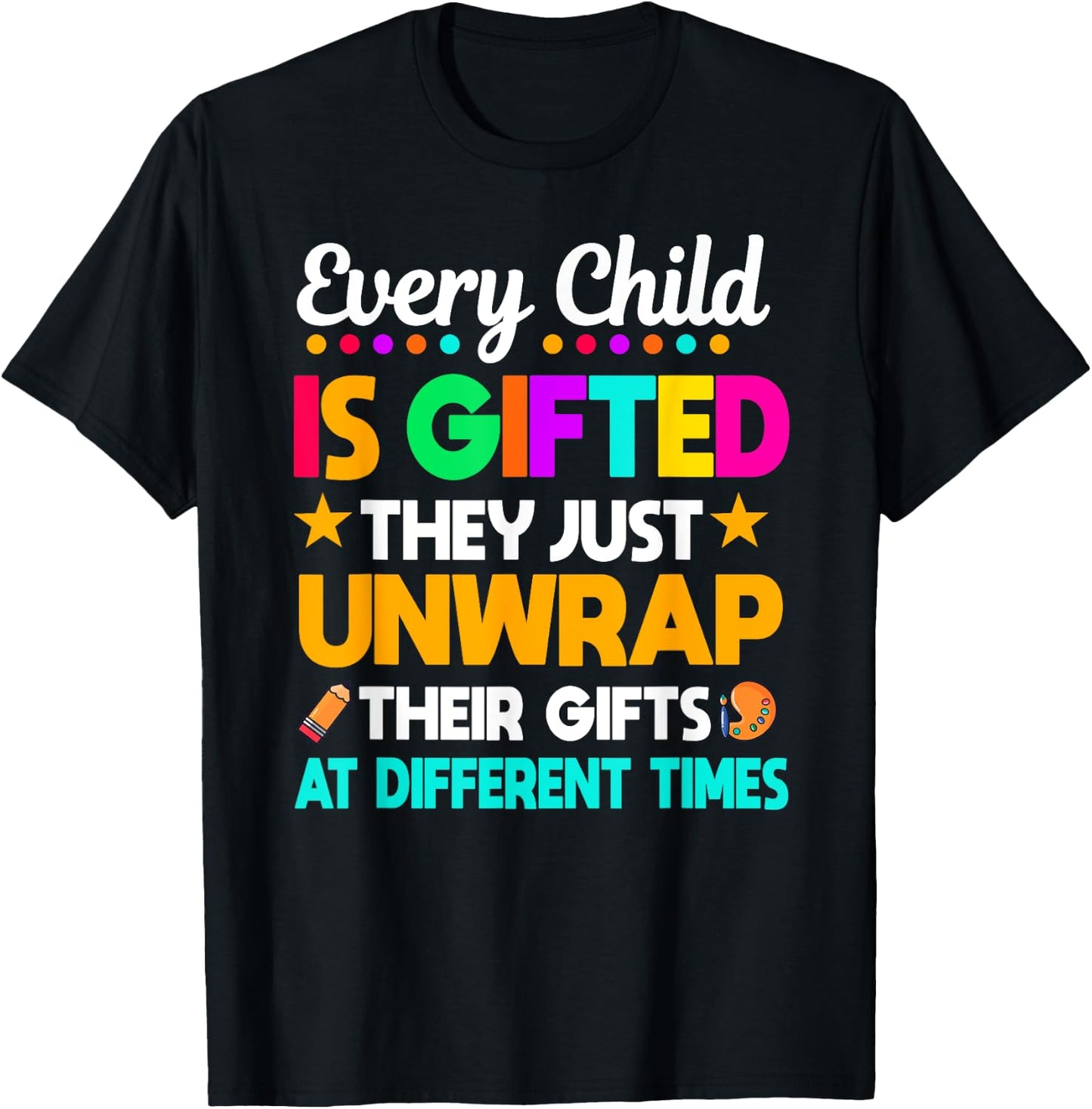 Special Education Teacher Child Gifted SPED Educator T-Shirt - T-Shirt | Black