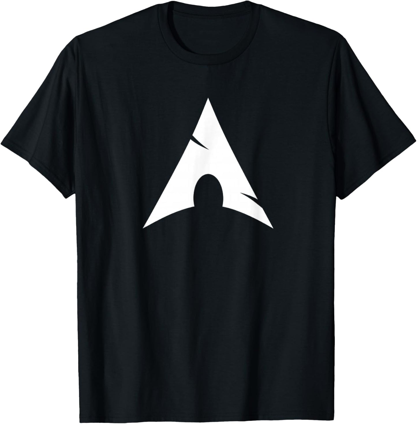 Arch Linux lover with White Logo Open Source Os T-Shirt - T-Shirt | Black