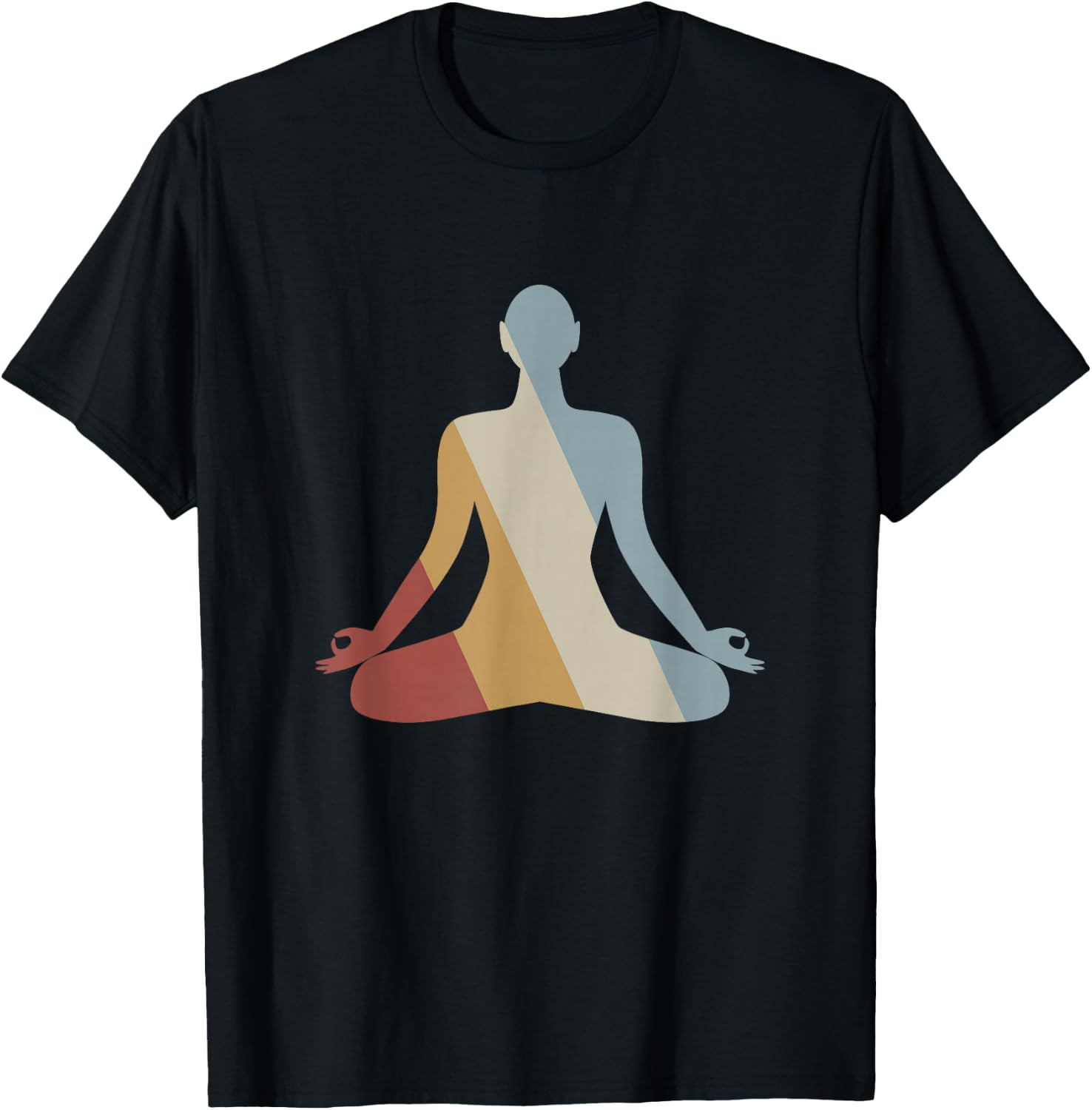 Yoga Retro Style Vintage T-Shirt - T-Shirt | Black