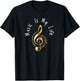 Music Is My Life Musical Note T-Shirt - T-Shirt | Black
