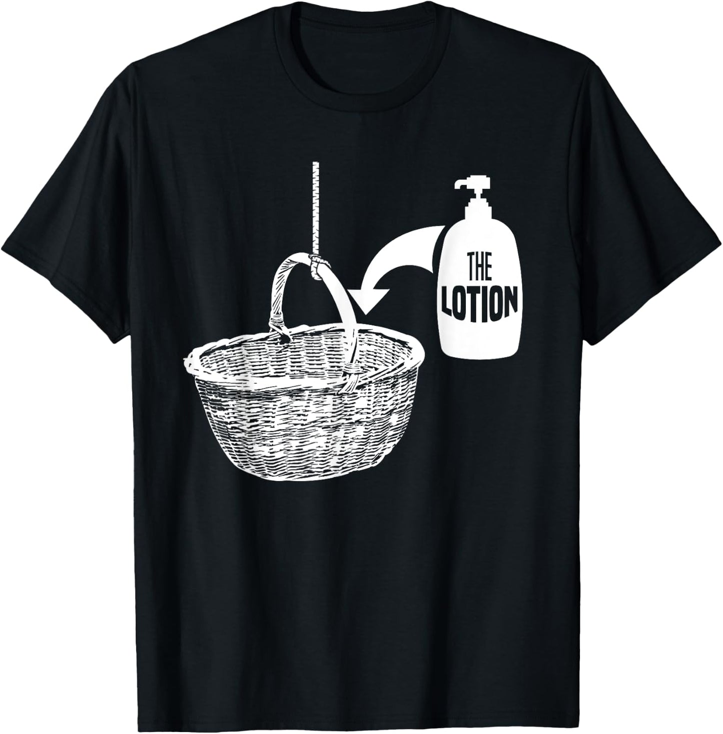 Put the Lotion in the Basket Shirt Creepy Halloween Torture T-Shirt - T-Shirt | Black