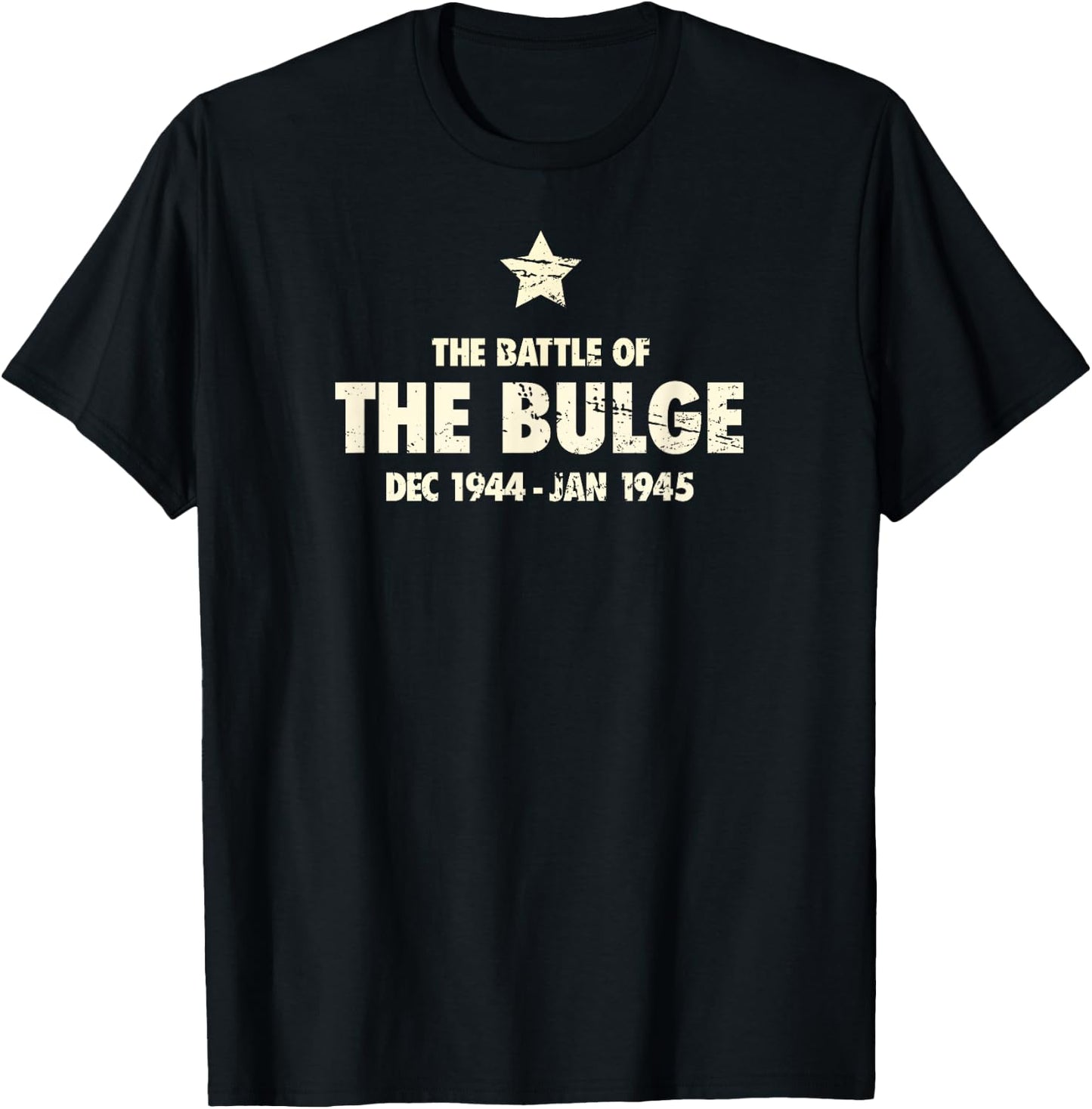 WWII / World War 2 - The Battle Of The Bulge T-Shirt - T-Shirt | Black