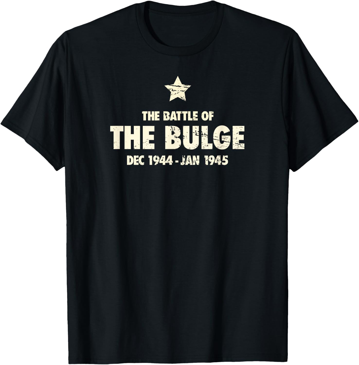 WWII / World War 2 - The Battle Of The Bulge T-Shirt - T-Shirt | Black