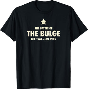WWII / World War 2 - The Battle Of The Bulge T-Shirt - T-Shirt | Black
