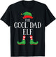 Cool Dad Elf Matching Group Xmas Funny Family Christmas T-Shirt - T-Shirt | Black