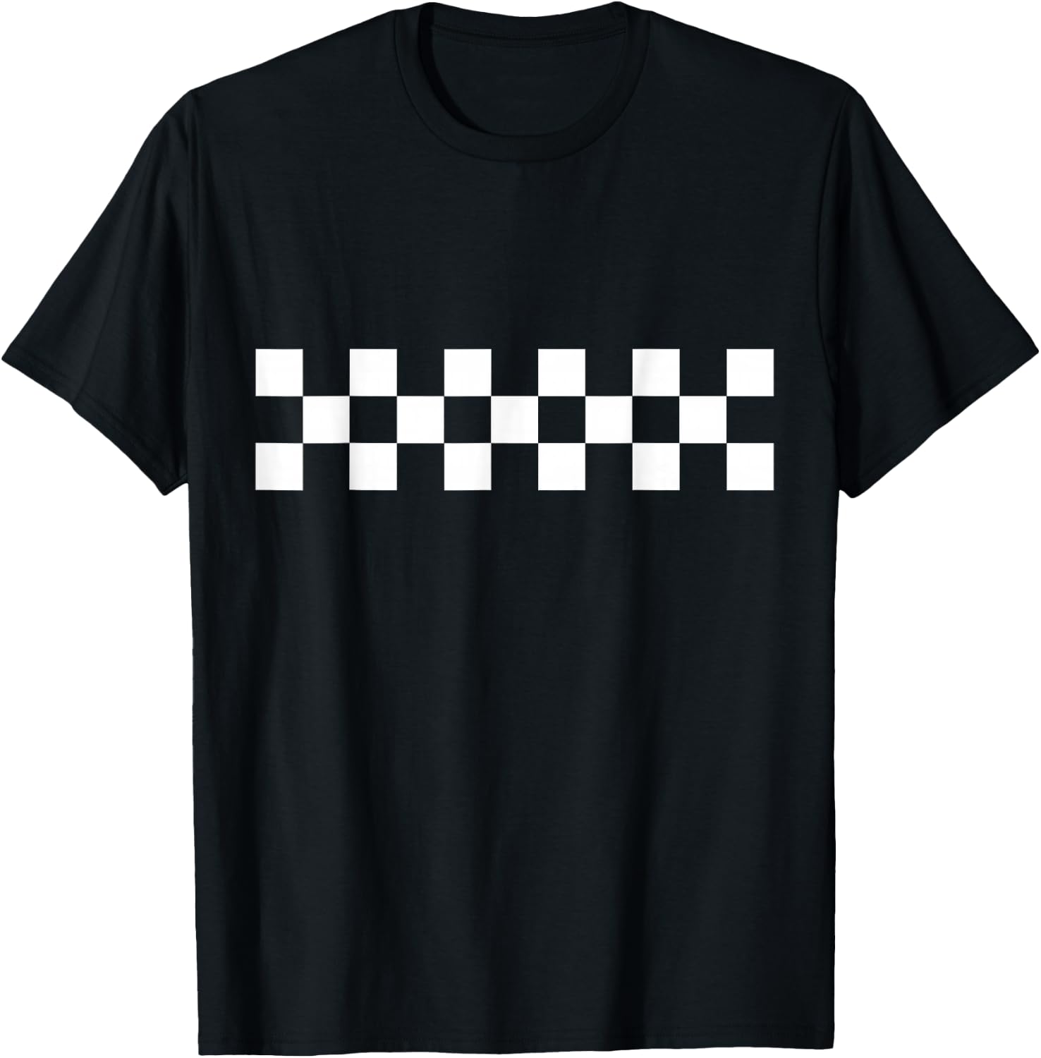 Ska Music 2 Tone Checker Ska T-Shirt - T-Shirt | Black
