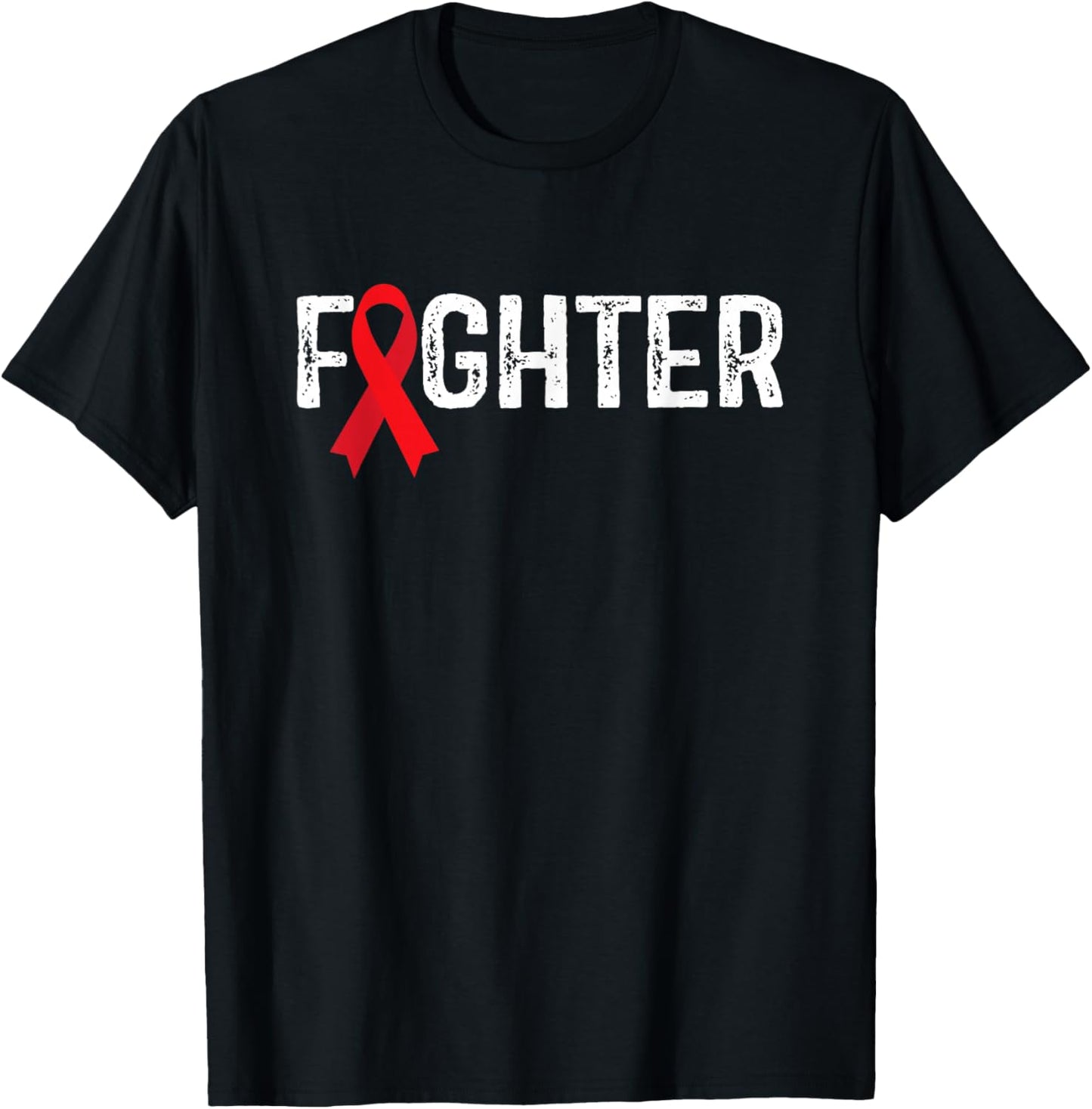 Fighter Blood Cancer Awareness T-Shirt - T-Shirt | Black