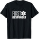 First Responder Emergency Paramedic EMT Aid Helper T-Shirt - T-Shirt | Black