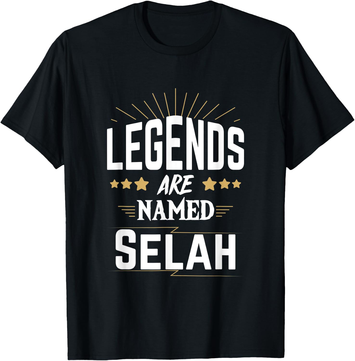 Legends Are Named Selah T-Shirt - T-Shirt | Black