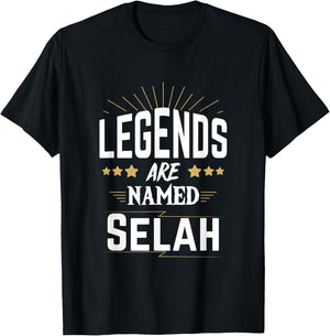 Legends Are Named Selah T-Shirt - T-Shirt | Black
