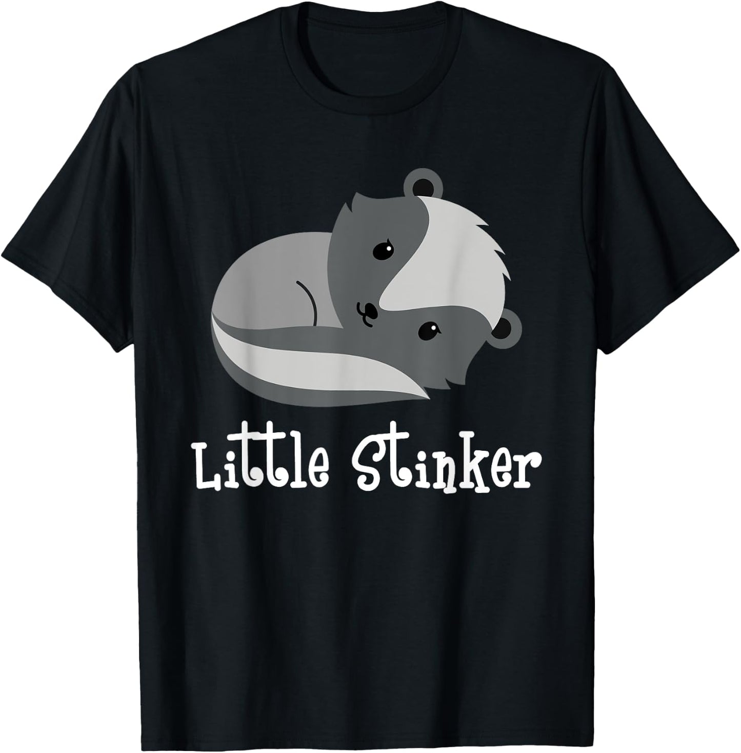 Little Stinker - Skunk Owner Zoologist Zookeeper Pet Lover T-Shirt - T-Shirt | Black