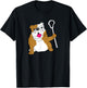 Bulldog Dog Lacrosse Design LAX Dad T-Shirt - T-Shirt | Black
