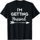 I'm Getting Married Shirts by AEQ Adult Engagement Black Small Modern Letter Print T Back Classic Fit Cotton Blend Short Sleeve Machine Wash Round Neck Regular Medium T-Shirt - T-Shirt | Black
