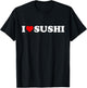 I Love Sushi - Heart T-Shirt - T-Shirt | Black