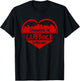 Someone In Lubbock Loves Me Lubbock TX Skyline Heart T-Shirt - T-Shirt | Black