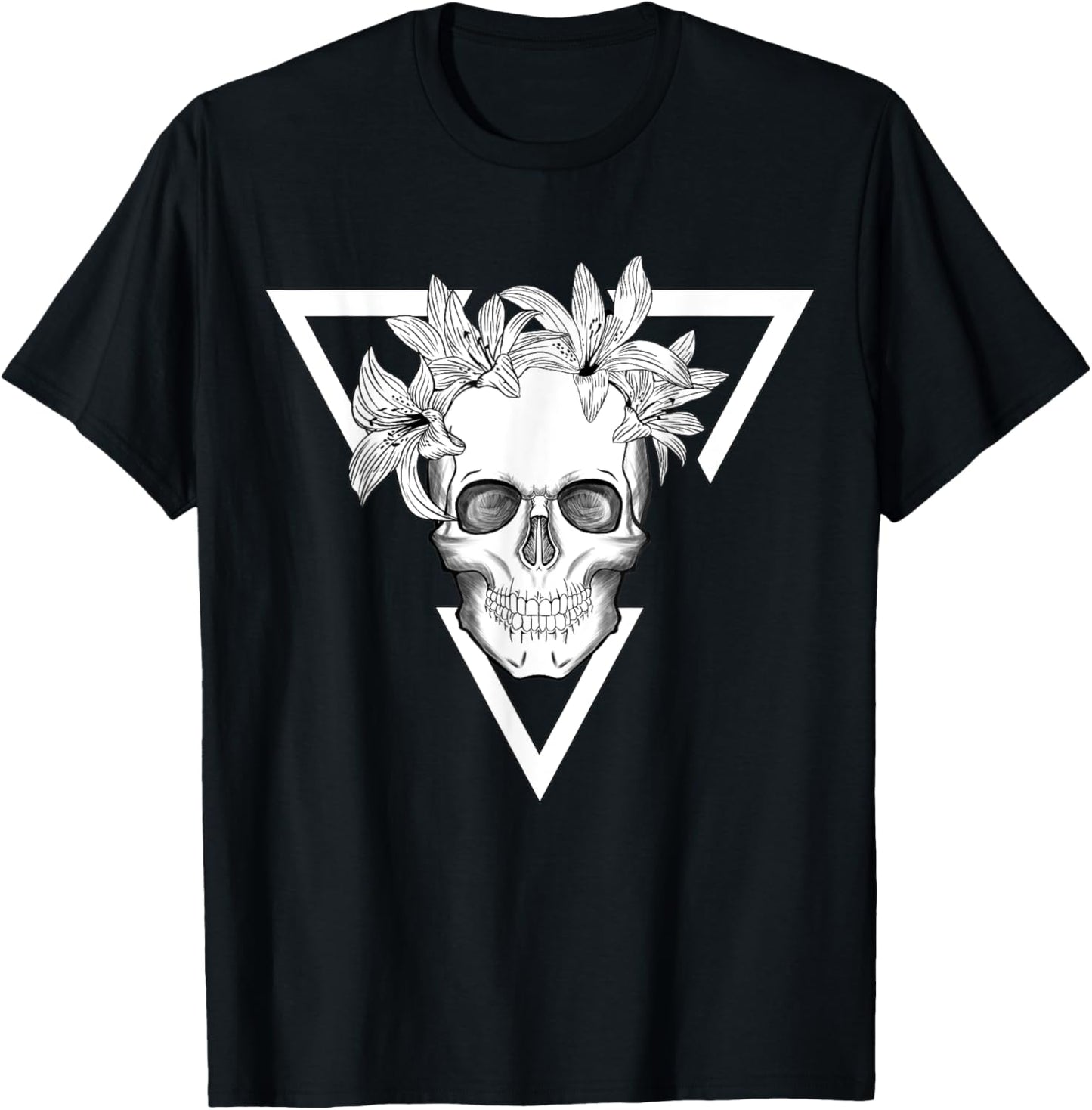 Fashion Skull Graphic T-Shirt - T-Shirt | Black