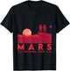 Red Planet | Space National Park - Funny Mars T-Shirt - T-Shirt | Black