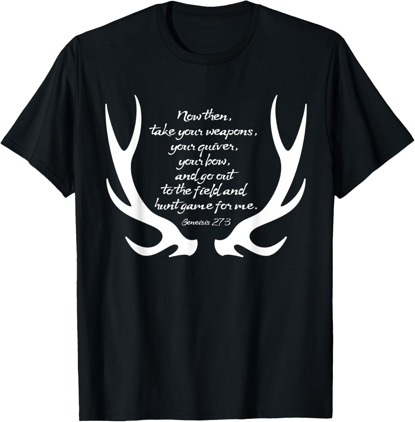 Hunting Men's Apparel Hunter Genesis 27:3 T-Shirt - T-Shirt | Black