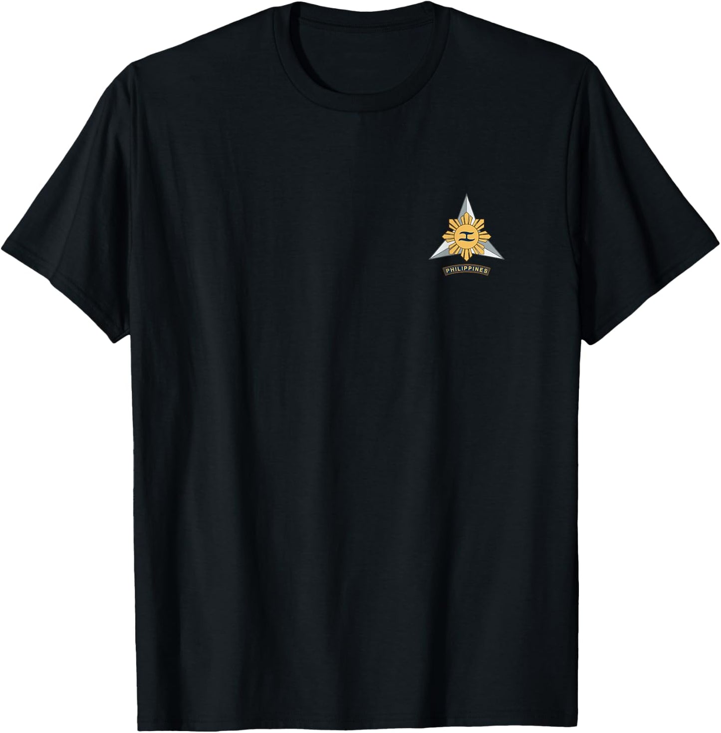 Philippine Army Military Troops Filipino Patriot T-Shirt - T-Shirt | Black