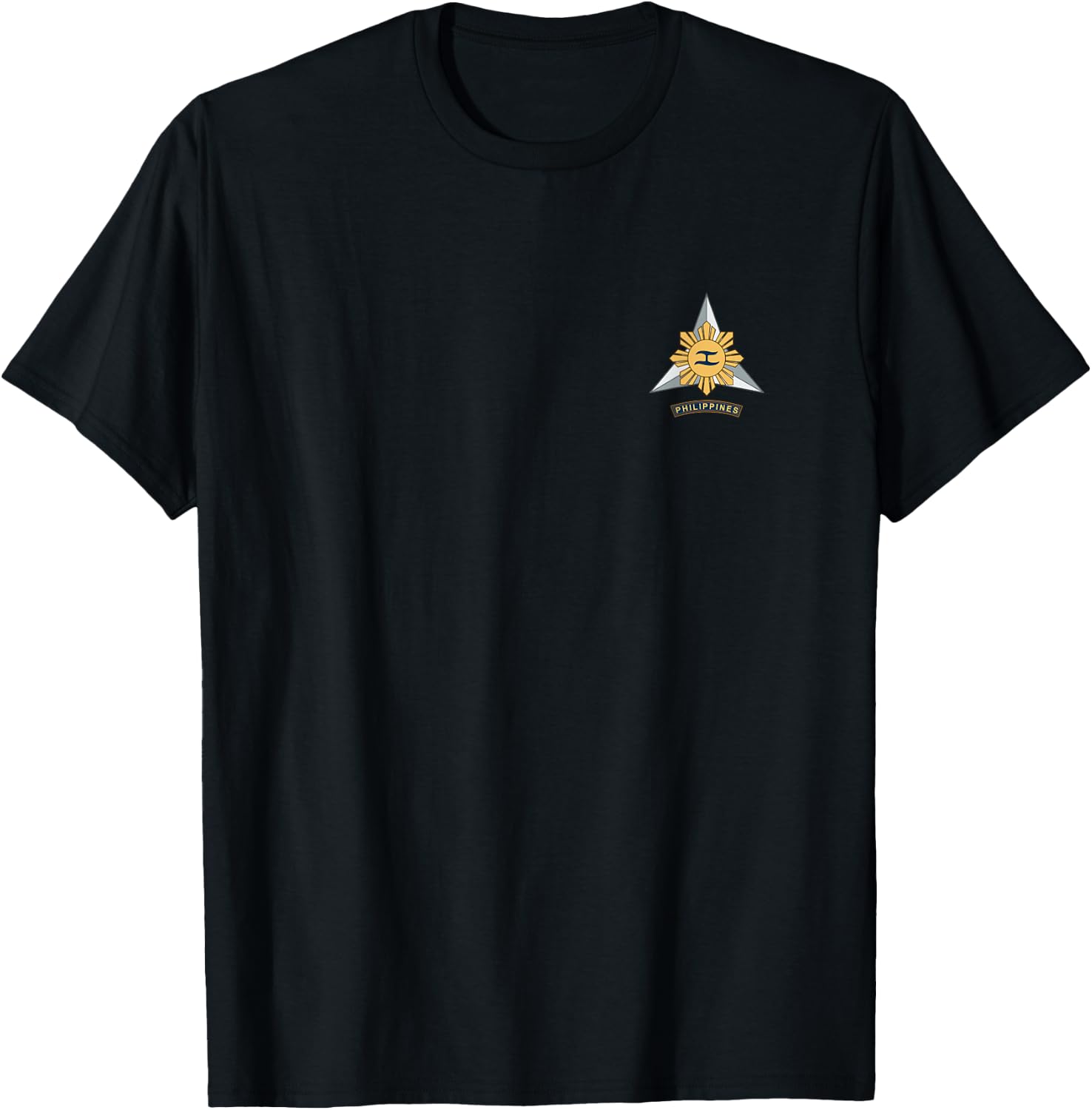 Philippine Army Military Troops Filipino Patriot T-Shirt - T-Shirt | Black